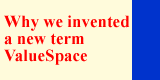 Explanation of the term Valuespace